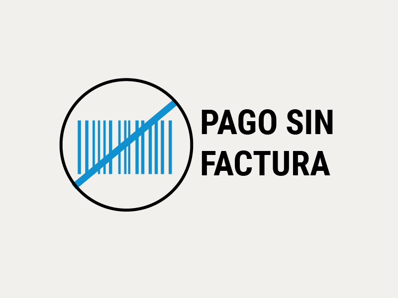 Pago sin Factura